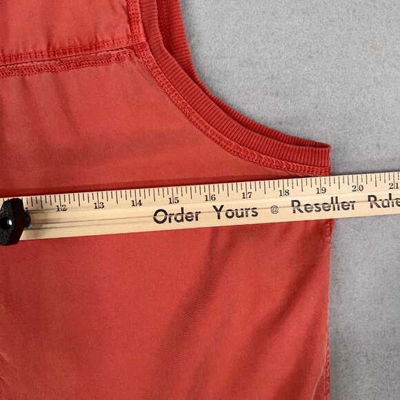 Anthropologie Saturday Sunday Ilene Jumpsuit Womens Medium Coral Wide Boho - Picture 12 of 16